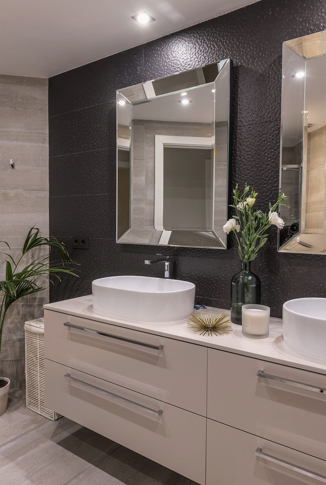 Diseño de lavabo de líneas elegantes Diseño de lavabo de líneas elegantes