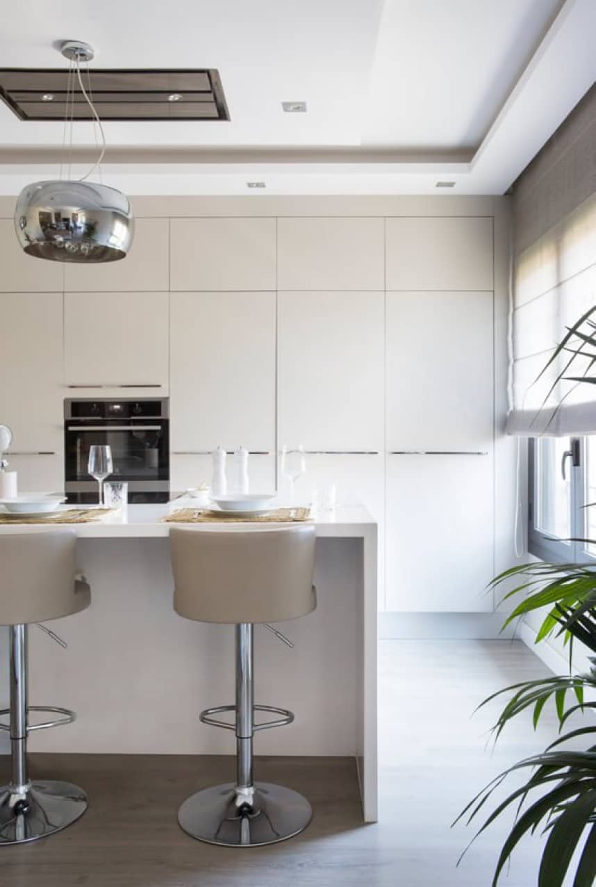 Cocina con isla abierta al salón Cocina con isla abierta al salón