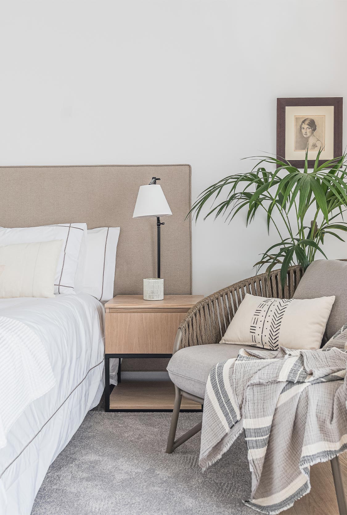 Dormitorio diseñado estilo mediterráneo
