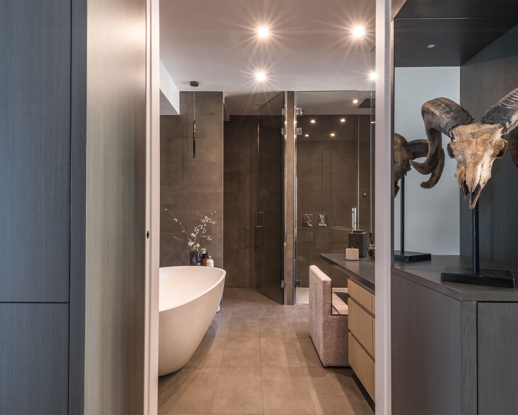 Lavabo suite con bañera