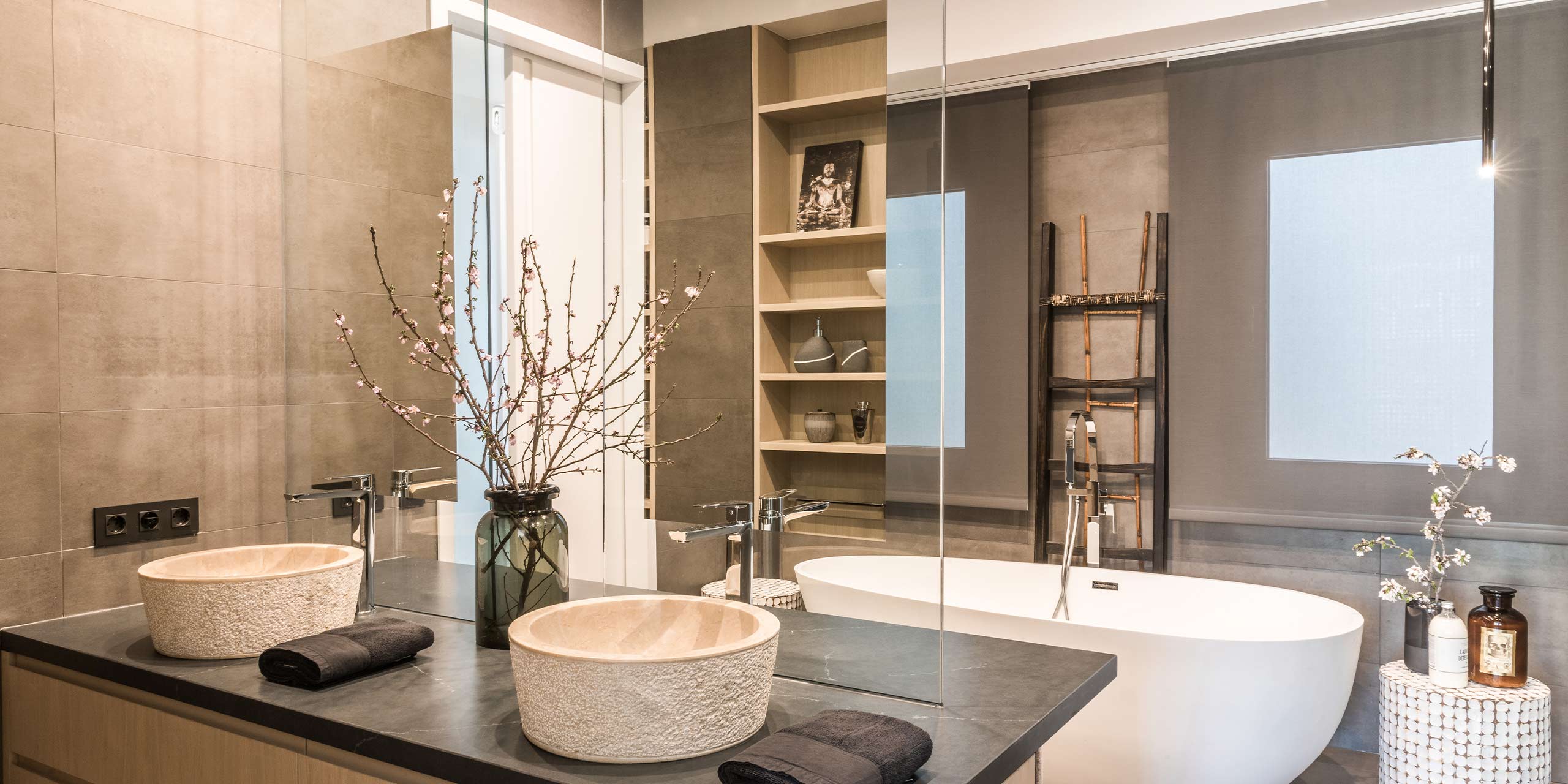 Lavabo suite con dos picas
