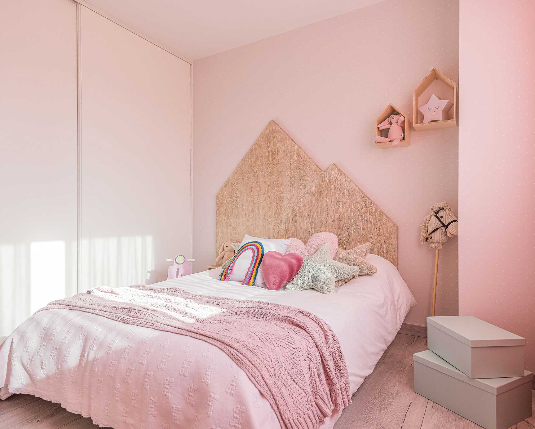 Dormitorio infantil color rosa Dormitorio infantil color rosa