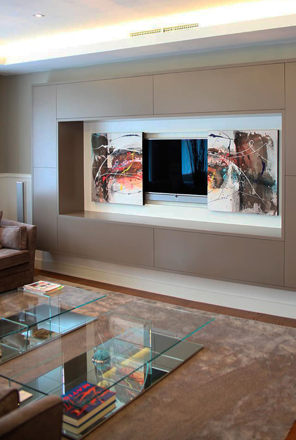 Diseño a medida mueble televisor