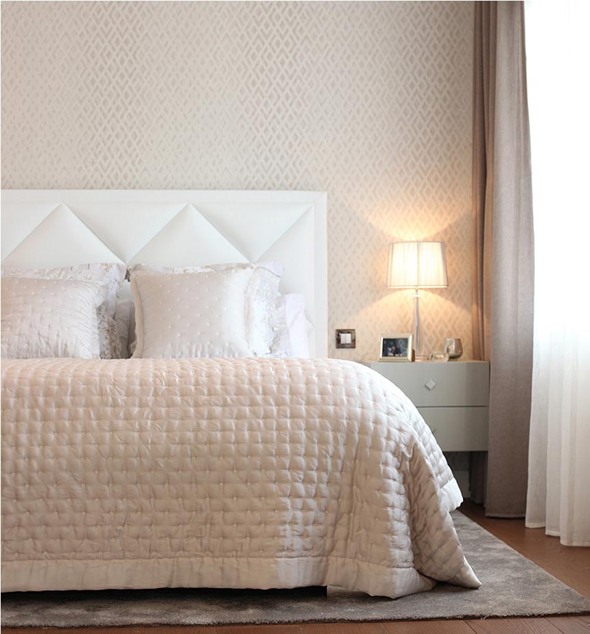 Cama decorada