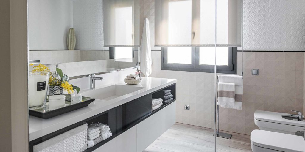 Lavabo moderno reformado