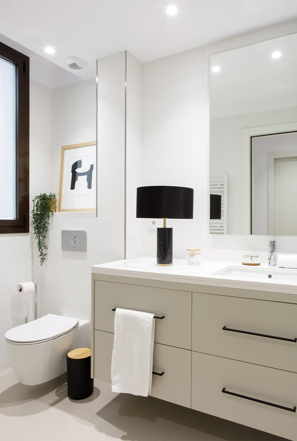 Baño de diseño blanco Baño de diseño blanco