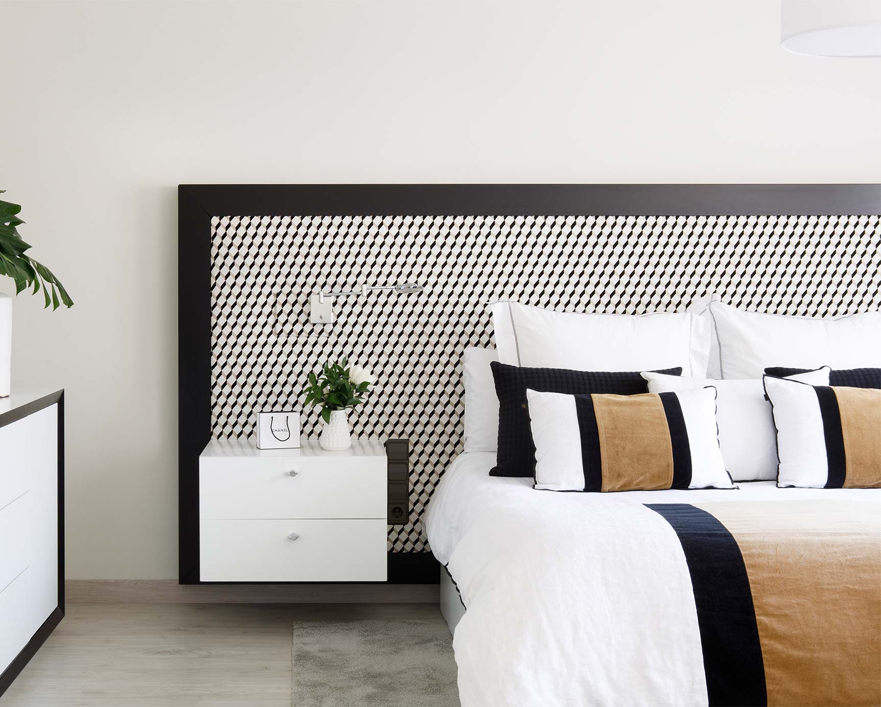 Habitación interior decorada