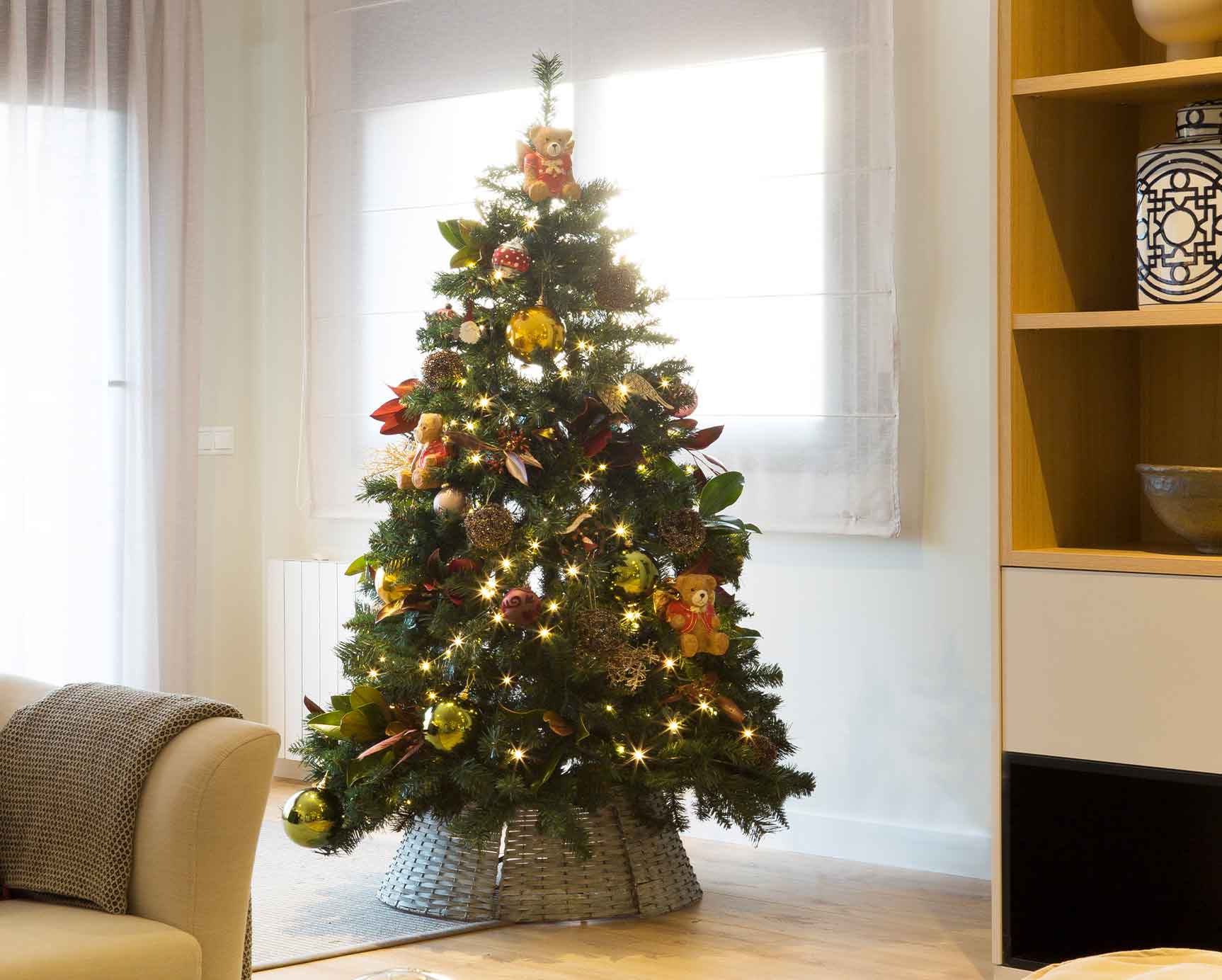 Árbol de Navidad en vivienda Árbol de Navidad en vivienda