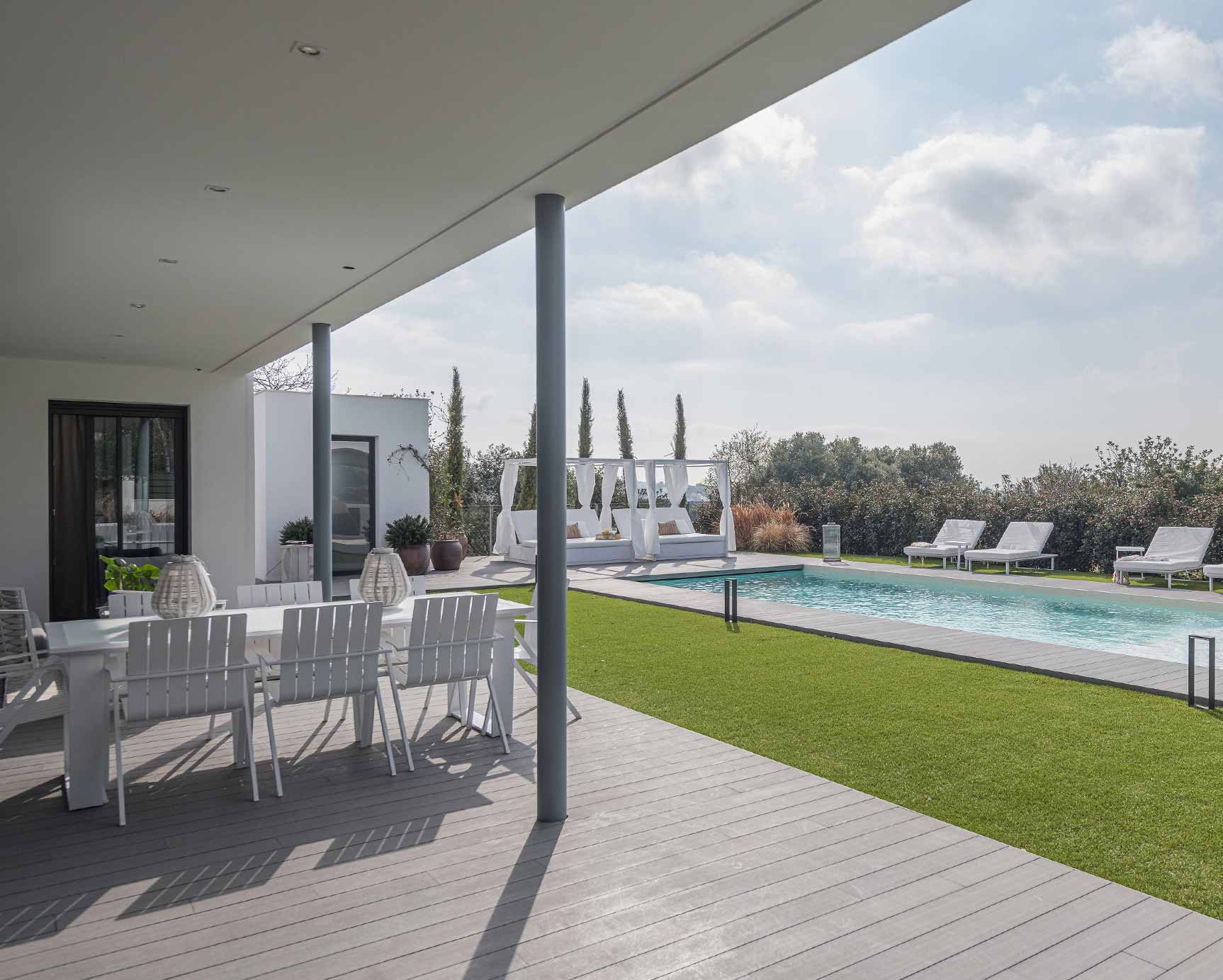Terraza con piscina Terraza con piscina