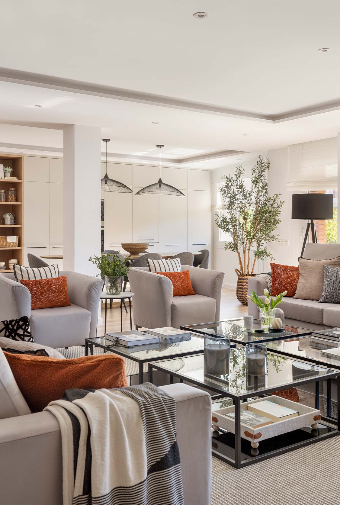 Interiorismo en Salón de vivienda
