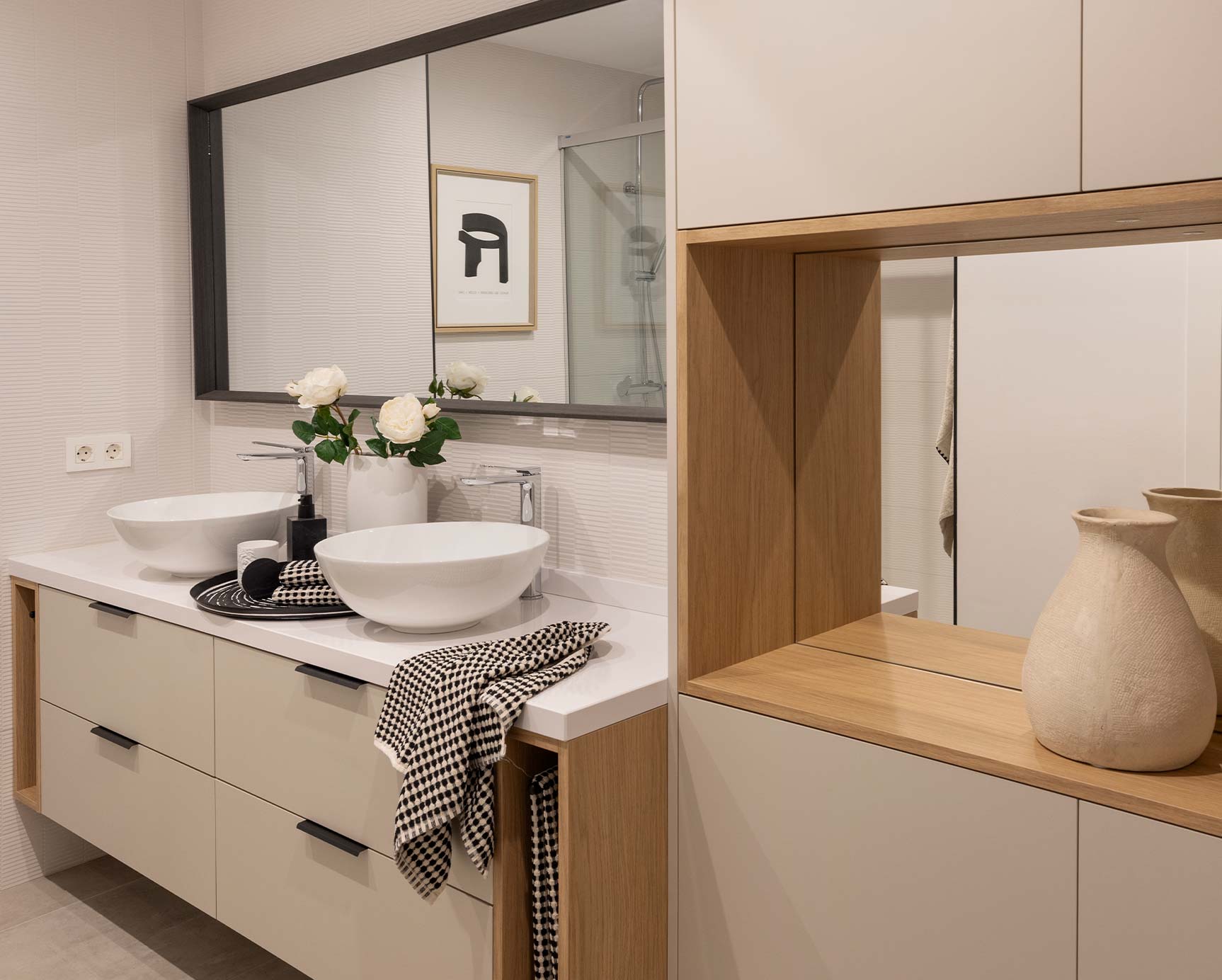 Baño con dos picas de diseño
