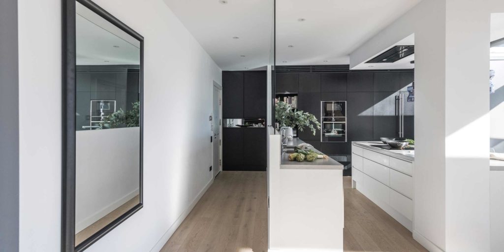 Rebedor d'una casa moderna