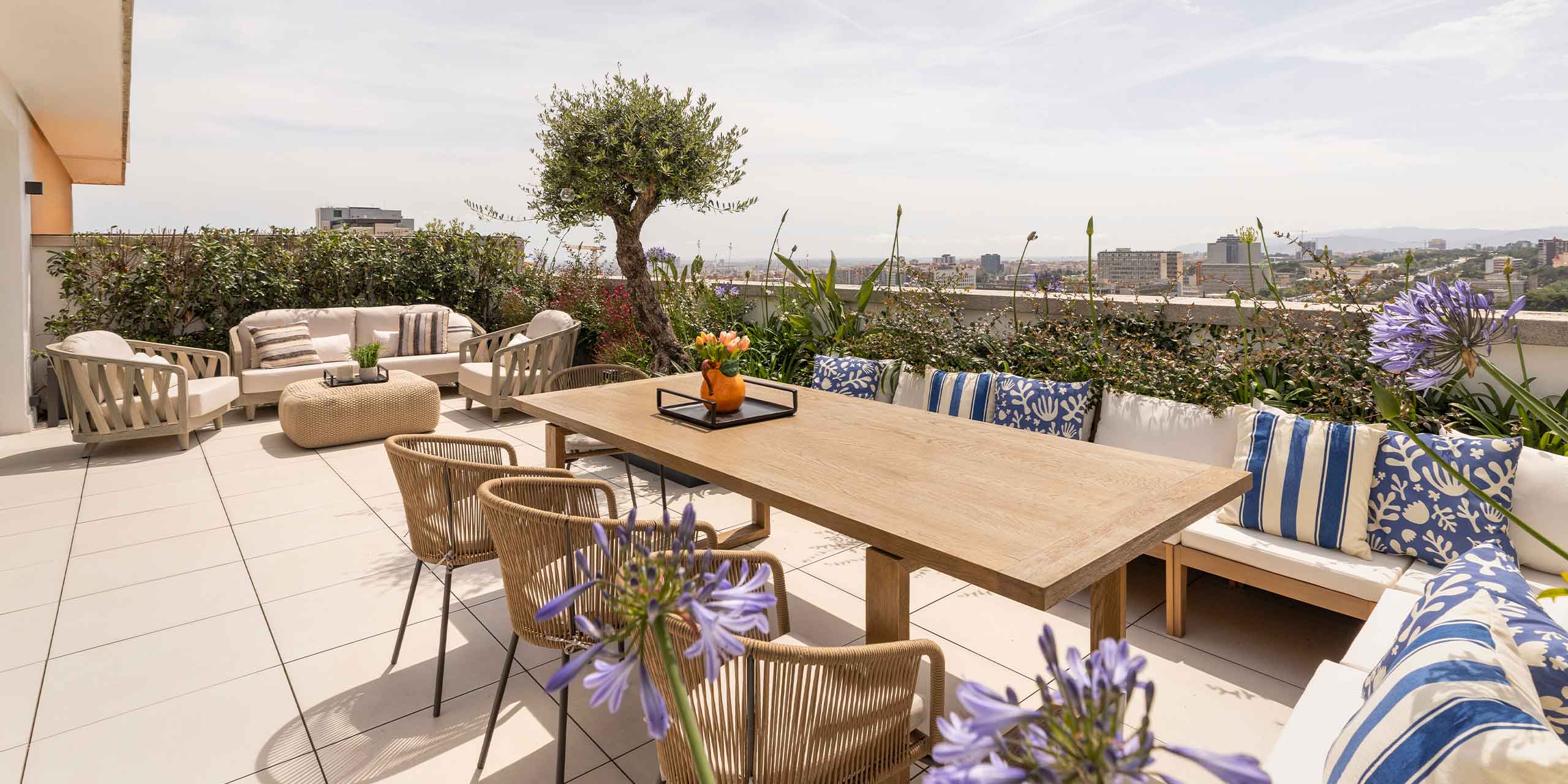 Terrace outside the house